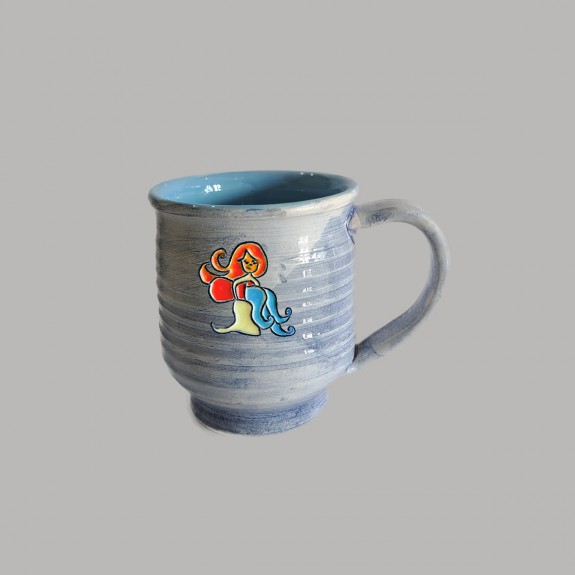 Aquarius zodiac sign coffee cup