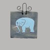 Blue elephant mural size S Blue elephant mural size S
