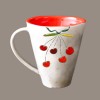 Cherries - Cone Mug Cherries - Cone Mug