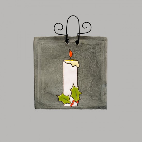 Christmas candle mural size S