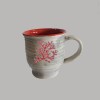 Coral coffee cup