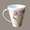Flower - cone mug model 7