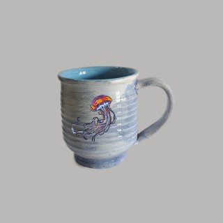 Jellyfish coffee cup