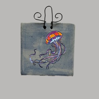Jellyfish mural size S