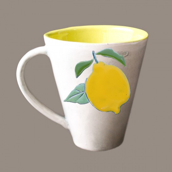 Grapefruit 3 - cone mug