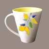 Lemon branch- cone mug Lemon branch- cone mug