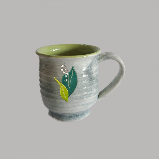 Lily of the valley coffee cup