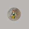 Maiden with green garb plate size S