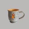 Maiden with orange garb coffee cup Maiden with orange garb coffee cup