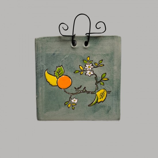 Orange tree branch 1 mural size S Orange tree branch 1 mural size S