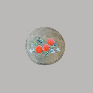 Orange tree branch 2 plate size S Orange tree branch 2 plate size S