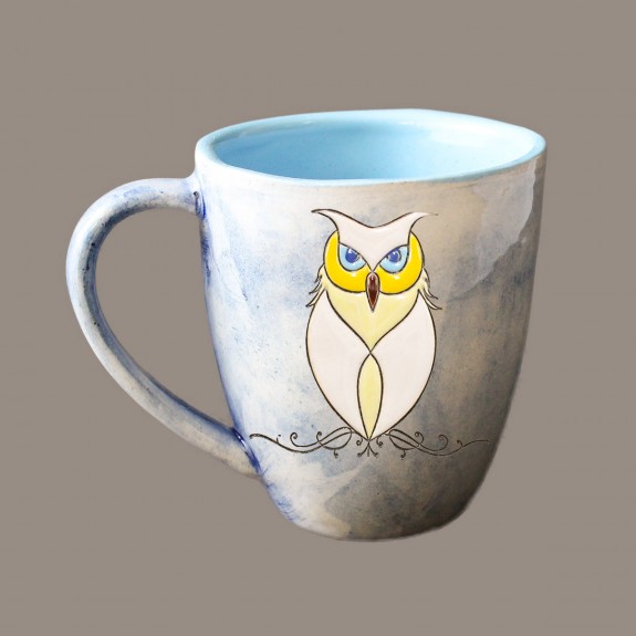 Owl mug bell