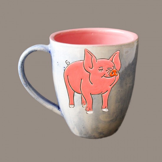 Piglet mug bell Piglet mug bell