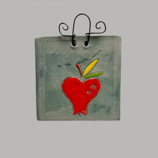 Red apple mural size S
