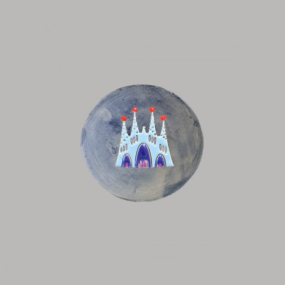 Sagrada familia 2 plate size S Sagrada familia 2 plate size S