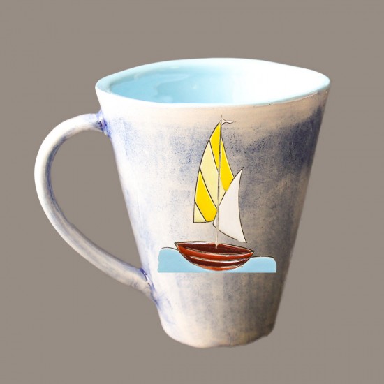 Sailboat 4 - cone mug Sailboat 4 - cone mug