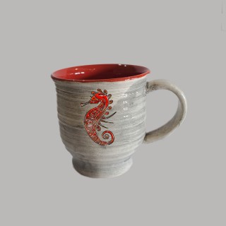 Sea horse coffee cup