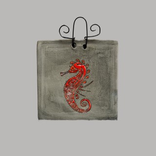 Sea horse mural size S