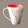 Snowman on ice - cone mug Snowman on ice - cone mug