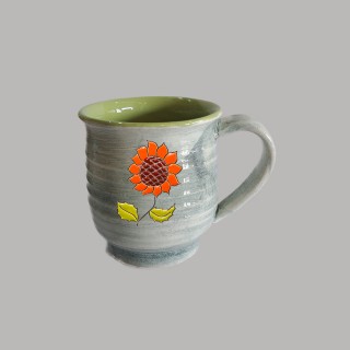 Sunflower coffee cup