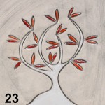 The red leaves tree