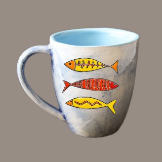 Three Fish - mug bell