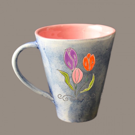 Tulips - cone mug