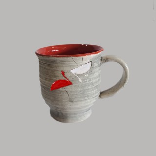 Two birds coffee cup