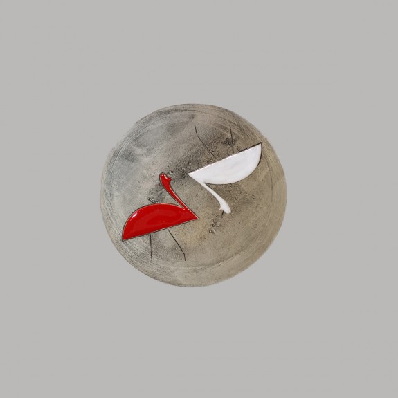 Two birds plate size S Two birds plate size S